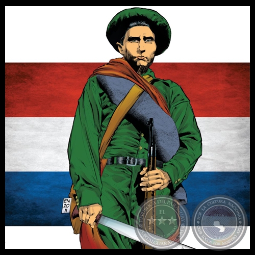 SOLDADO PARAGUAYO - Ilustraciones de ENZO PERTILE