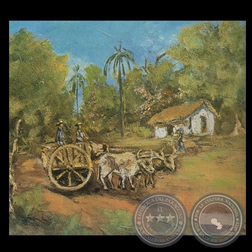 PAISAJE CON RANCHO - leo de LEONOR CECOTTO - Ao 1986