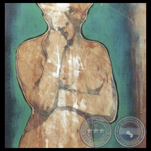 INTERPRETACIN DE UN DESNUDO DE DELGADO RODAS, 1996 - Obra de FLIX TORANZOS 