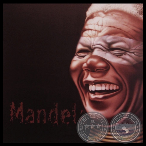 NELSON MANDELA - Acrlico de DIEGO SCHFER