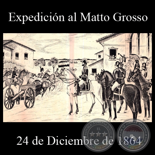 EXPEDICIN AL MATTO GROSSO - 24 DE DICIEMBRE DE 1864 - Dibujo de WALTER BONIFAZI