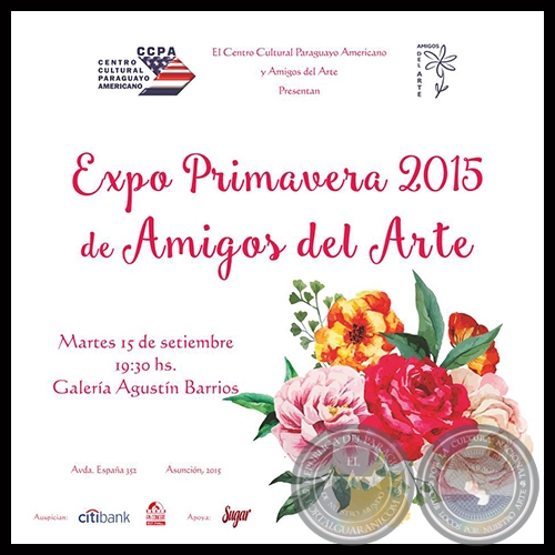 EXPO PRIMAVERA AMIGOS DEL ARTE - CCPA 2015 - Obras de GLORIA PISTILLI