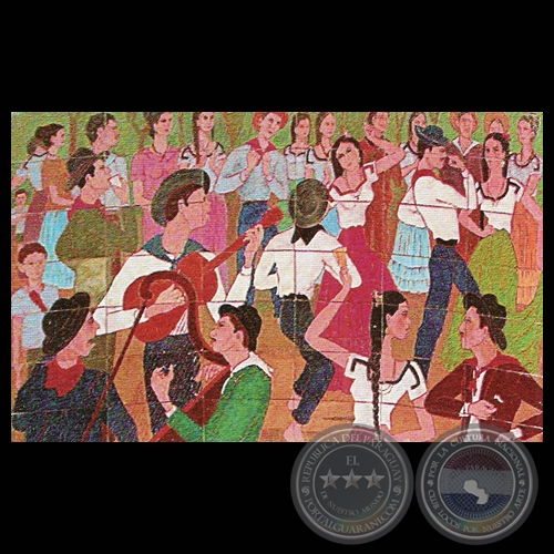 FIESTA DE BAILE, 1971 - Obra de JOS LATERZA PARODI