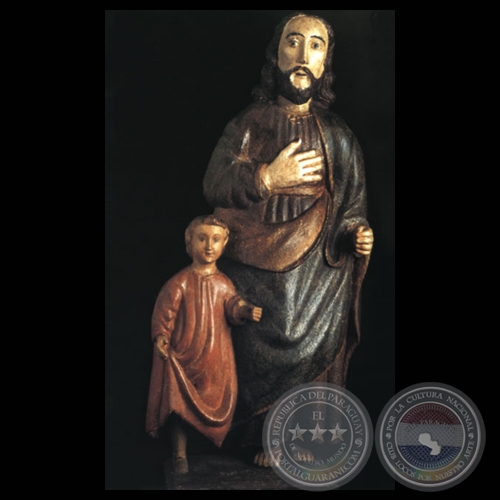 SAN JOS CON EL NIO JESS (St. JOSEPH AND CHILD JESUS) - MUSEO DE ARTE SACRO DEL PARAGUAY 