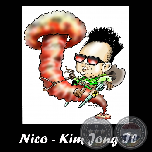 KIM JONG IL - LDERES DEL MUNDO - Caricatura de NICO