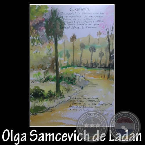 POEMAS ILUSTRADOS (De la serie) - Pintura de Olga Samcevich de Ladan - Ao 2007