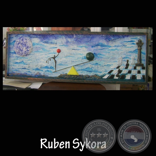 JUEGO DE EQUILIBRIO (MURAL) - Obra de Rubn Sykora - Ao 2007