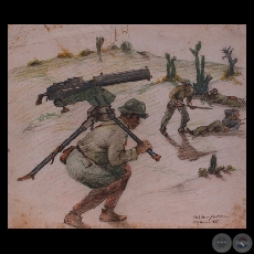 GUERRA DE CHACO - Obra de Roberto Holden Jara - Ao 1935