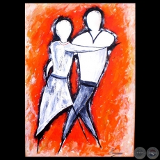 MILONGA, 2014 - Acrlico espatulado de HORACIO GUIMARAENS