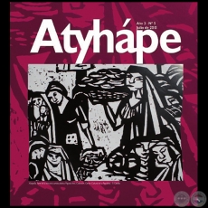 REVISTA ATYHAPE N 5 - Tapa Xilografa de MIGUELA VERA - Ao 2013