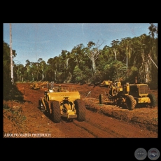 CONSTRUYENDO CAMINOS EN LA ZONA DE ALTO PARAN - Foto de ADOLFO MARA FRIEDRICH 