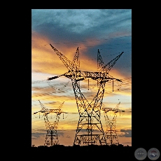 TORRES DE ITAIPU (Al atardecer) -  Fotografa de FERNANDO ALLEN