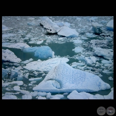 GLACIAR PERITO MORENO - Serie FISURAS Y FRACTURAS, 2007 - Fotografía a color de MABEL AVILA