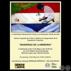 BANDERAS DE LA MEMORIA , 2015 - ASOCIACIN GENTE DE ARTE - Obra de AMALIA RUIZ DAZ