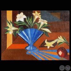 FLORES BLANCAS, 1952 - Obra de OLGA BLINDER