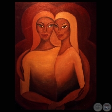 AMIGAS, 19654 - Obra de OLGA BLINDER