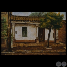 FACHADAS DE CASAS COLONIALES, 2008 - Pintura de GRISELDA ROSSI SCHUBERT