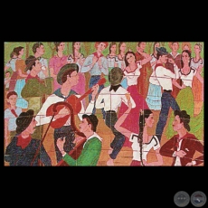 FIESTA DE BAILE, 1971 - Obra de JOSÉ LATERZA PARODI