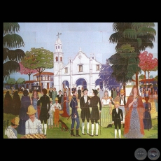 FIESTA PATRIA, 1973 - Obra de JOSÉ LATERZA PARODI