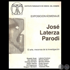 EXPOSICIN HOMENAJE A JOS LATERZA PARODI, 1989 - Direccin, diseo y diagramacin: RUBN MILESSI
