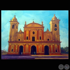 CATEDRAL DE ASUNCIN, 2009 - leo sobre tela de ROBERTO MORELLI