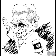 JOSEPH ALOIS RATZINGER / PAPA BENEDICTUS XVI - Caricatura de NICO