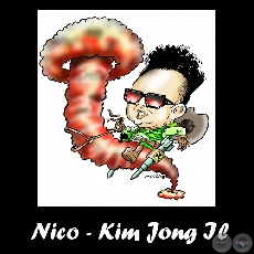 KIM JONG IL - LDERES DEL MUNDO - Caricatura de NICO
