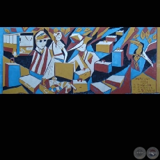 PARAGUAY POTY - MURAL - Obra de Noel Herzog