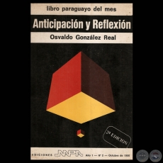 ANTICIPACIN Y REFLEXIN - Cuentos y Ensayos de OSVALDO GONZLEZ REAL - Portada: ENRIQUE CAREAGA