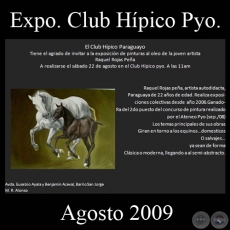 EXPOSICIN EN EL CLUB HPICO PARAGUAYO, 2009 - leo de RAQUEL ROJAS PEA 