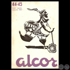 ALCOR 44-45, 1967 - Tapa: Linograbado de RICARDO MIGLIORISI