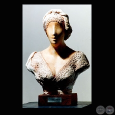 TORSO CON PUNTILLA, 1988 - Cermica de OFELIA FISMAN 