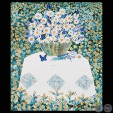 FLORES, 1985 - Acrlicos de YSANNE GAYET