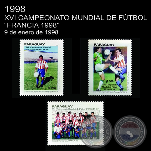 XVI CAMPEONATO MUNDIAL DE FTBOL FRANCIA 1998 