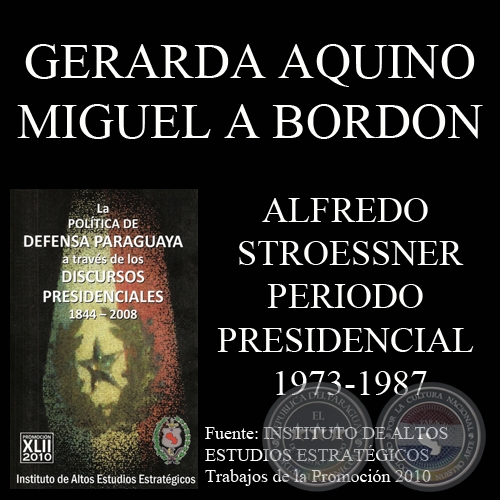 DISCURSOS PRESIDENCIALES - GRAL. ALFREDO STROESSNER MATIAUDA (1983 - 1987)