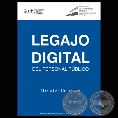 LEGAJO DIGITAL DEL PERSONAL PBLICO. MANUAL DE UTILIZACIN - SECRETARA DE LA FUNCIN PBLICA  