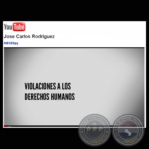 VIOLACIN DE LOS DERECHOS HUMANOS - TESTIMONIO DE JOS CARLOS RODRGUEZ