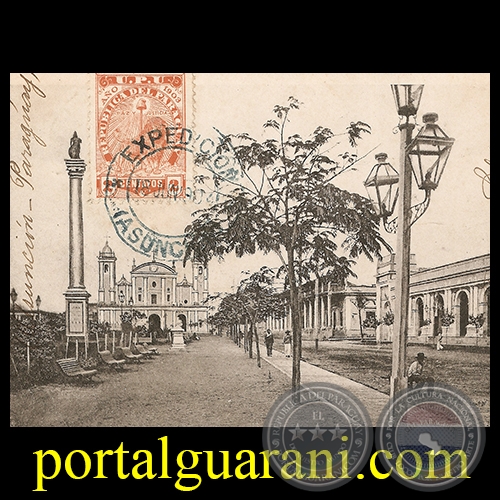 PLAZA DE ARMAS, 1904 - CATEDRAL METROPOLITANA - ASUNCIN - PARAGUAY