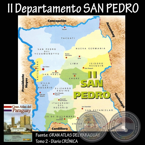 II DEPARTAMENTO DE SAN PEDRO (ATLAS DEL DIARIO CRNICA)