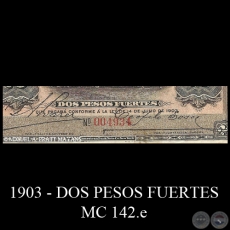 DOS PESOS FUERTES - MC142.e - FIRMAS: ISIDORO ÁLVAREZ - TEOFILO SOSA