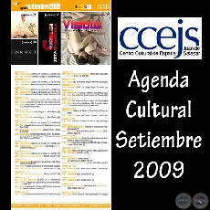 Agenda Cultural - Mes de Setiembre