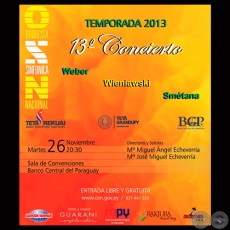 13º CONCIERTO DE TEMPORADA 2013