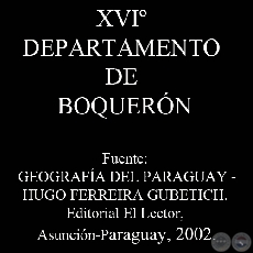 XVI DEPARTAMENTO DE BOQUERN por HUGO FERREIRA GUBETICH