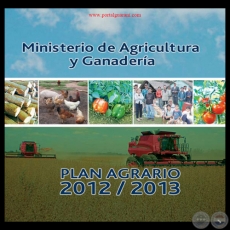 PLAN AGRARIO 2012 - 2013 - MINISTERIO DE AGRICULTURA Y GANADERÍA