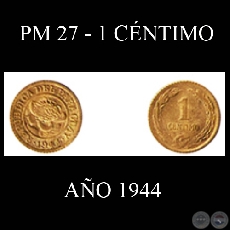 PM 27 - 1 CNTIMO - AO 1944