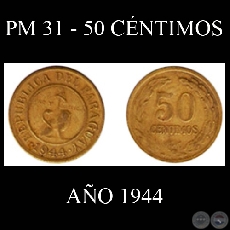 PM 31 - 50 CNTIMOS - AO 1944