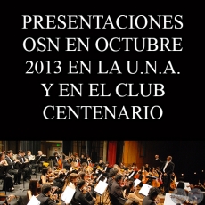 PRESENTACIONES OCTUBRE 2013 - O.S.N.