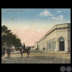 CALLE EN VILLA RICA - POSTAL DEL PARAGUAY