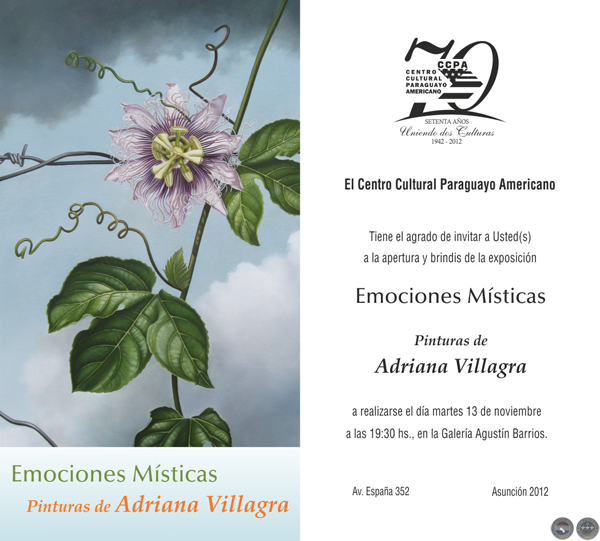 EMOCIONES MÍSTICAS, 2012 - Obras de ADRIANA VILLAGRA