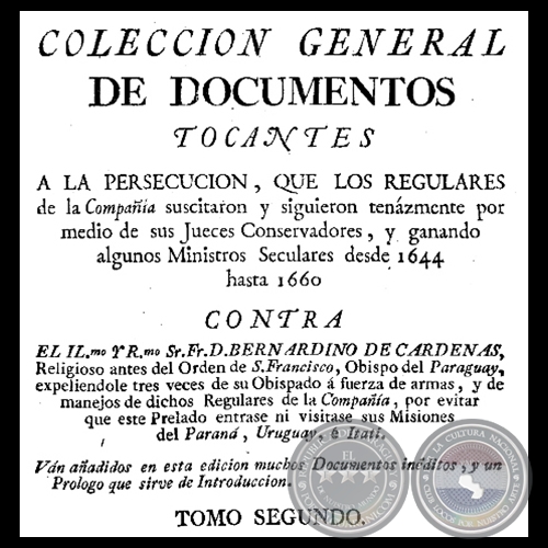 COLECCION GENERAL DE DOCUMENTOS TOMO SEGUNDO JESUITAS 2 PORTALGUARANI